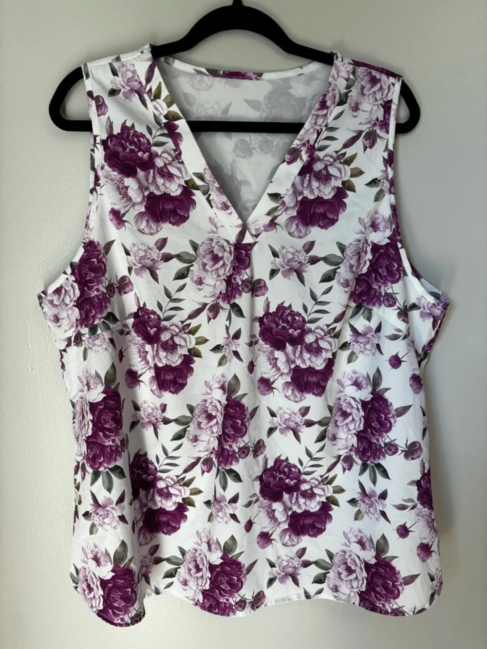 SHEIN Floral & Patterned Mixed Women’s Blouse Lot - Blue, Navy, Purple, Cream - Picture 6 of 6